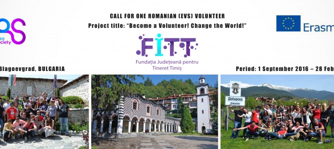 CALL FOR ONE ROMANIAN (EVS) VOLUNTEER